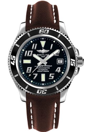 breitling superocean 42 leather strap|breitling watch superocean.